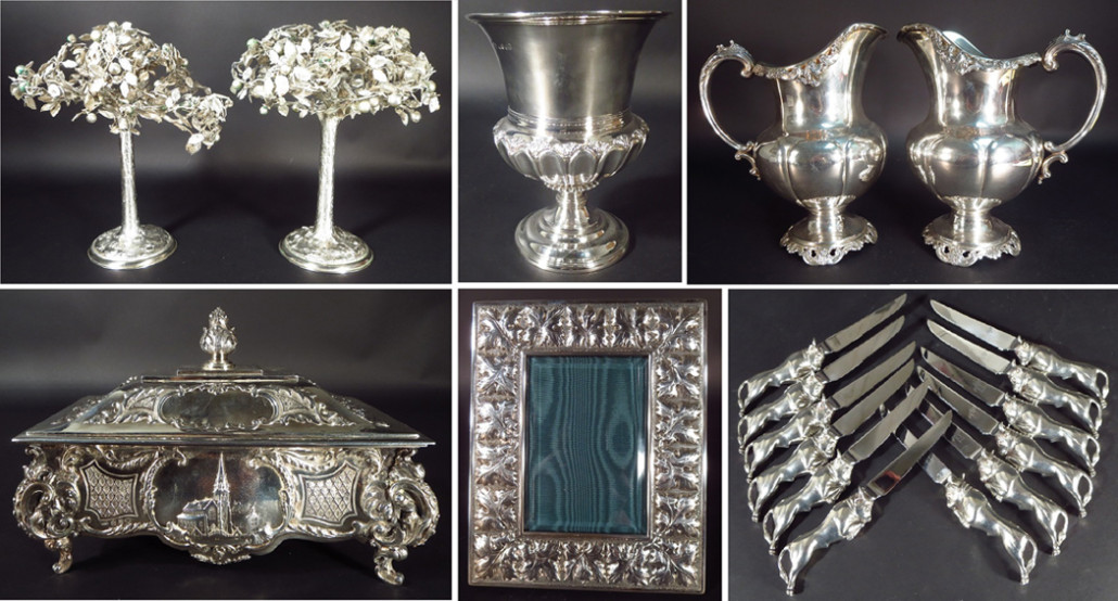 Selection of fine American, English and Continental silver from the residences of Joan Rivers