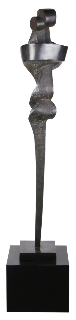 Canadian sculptor Sorel Etrog’s bronze titled ‘The Couple’ sold for $27,830. Clars Auction Gallery image