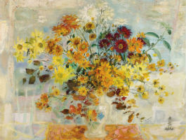 Le Pho still life in full blossom for I.M. Chait sale July 31