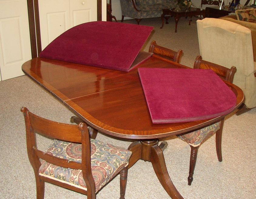 Ping For An Antique Dining Table, Table Pads For Dining Room Tables