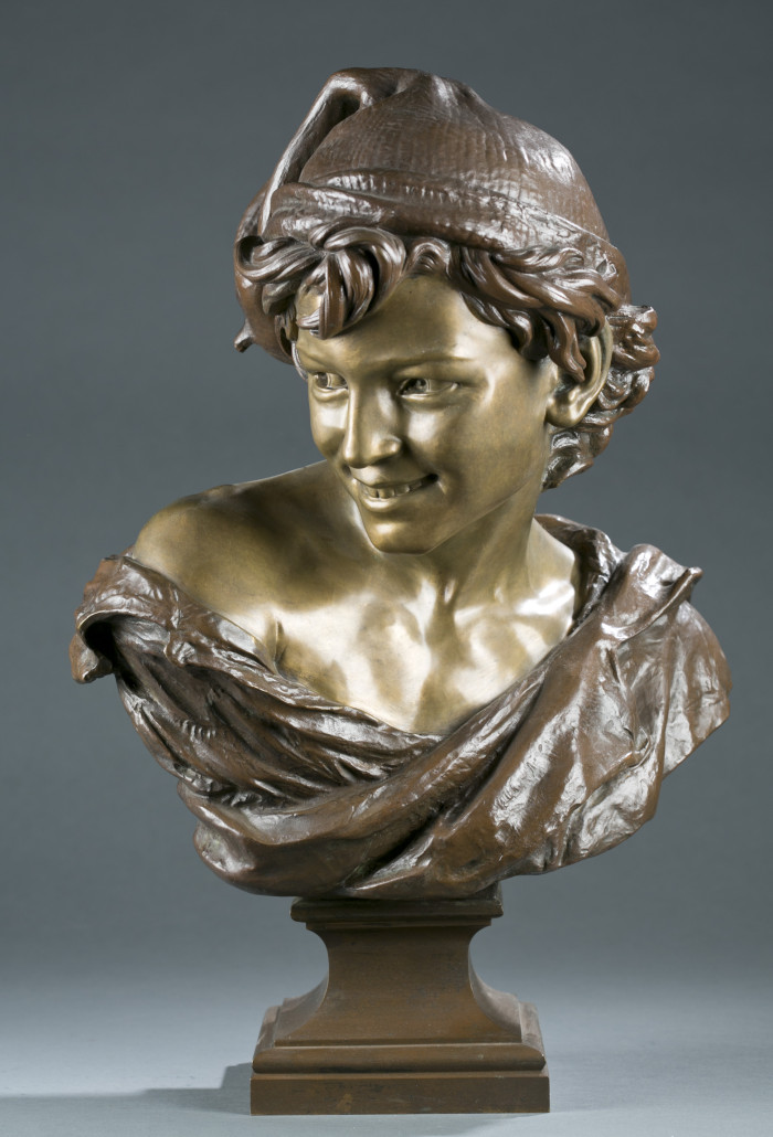 Jean-Baptiste Carpeaux (French, 1827-1875), ‘The Laughing Neapolitan,’ circa 1873, bronze, Fonderie Susse, Paris, est. $3,000-$5,000
