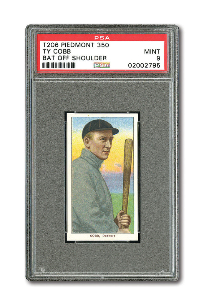 1909-11 Ty Cobb T206 baseball card. Image courtesy of SCP Auctions