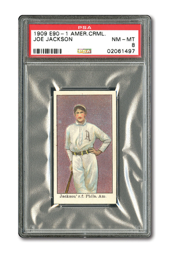 1909 Joe Jackson rookie card. Image courtesy of SCP Auctions