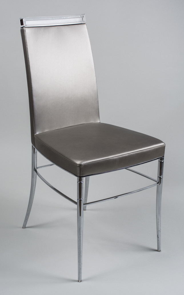 Baccarat crystal side chair designed by Philippe Starck, est. $2,500-$3,500