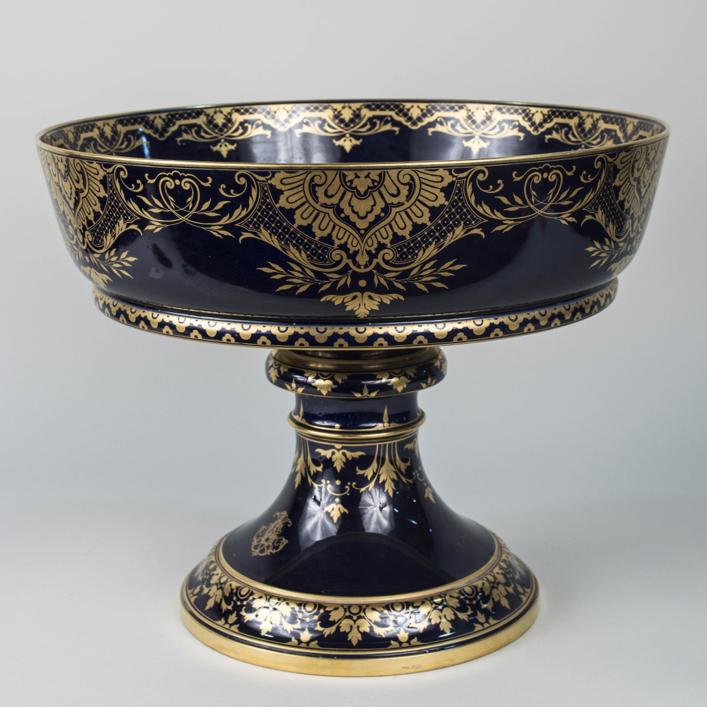 19th-century Sevres porcelain compote, est. $1,500-$2,000