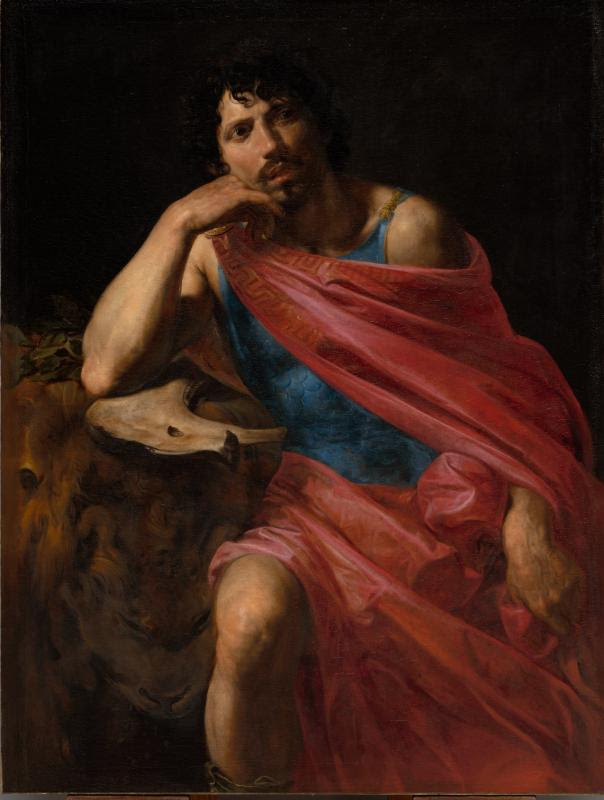Valentin de Boulogne (French, Coulommiers-en-Brie 1591-1632 Rome). 'Samson,'1630-31. The Cleveland Museum of Art, Mr. and Mrs. William H. Marlatt Fund.