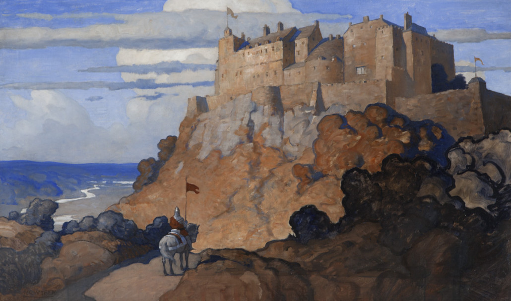 N.C. Wyeth, Stirling Castle, 1921. Estimate: $100,000-$150,000. Dallas Auction Gallery image 
