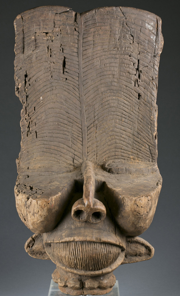 Night mask, Cameroon, Bacham, 20th century, ex Christie’s Amsterdam 2002 sale ‘Tribal Art from the Estate of the Late Baron Freddy Rolin,’ est. 5,000-$10,000