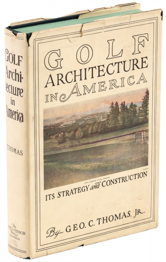 ‘Golf Architecture in America’ by George C. Thomas Jr. PBA Galleries image 