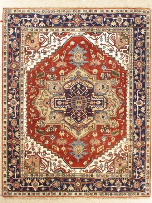 Geometric Serapi rug, 8 x 10 feet. Estimate: $1,000-$1,500. Jasper52 image