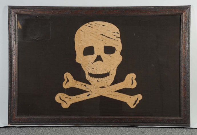 Edward Islands Pirate Flag from 1800's. Sold for $6,000