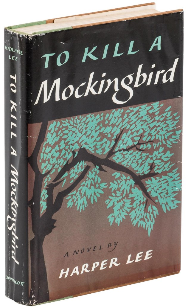Signed first edition of Harper Lee's 'To Kill a Mockingbird.' PBA Galleries image