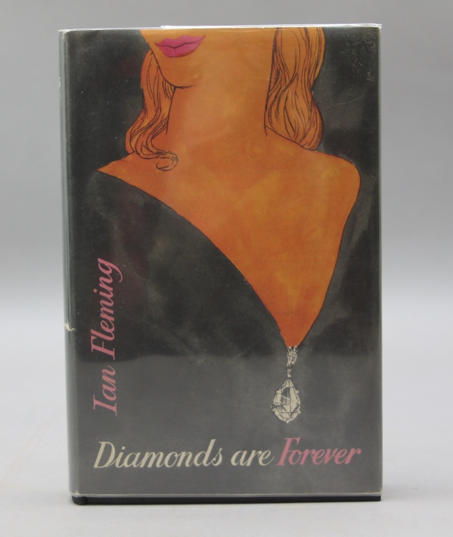 First edition of Ian Fleming's ‘Diamonds Are Forever,’ Lon: Jonathan Cape, 1956. Estimate: $500-$800. Waverly Rare Books image