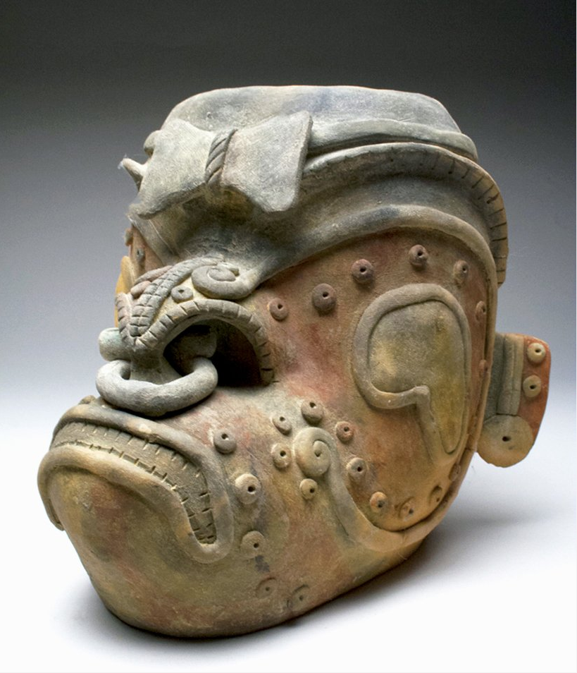 Jamacoaque polychrome jar formed as a jaguar, Ecuador, circa 500 BCE to 500 CE, est. $4,000-$6,000