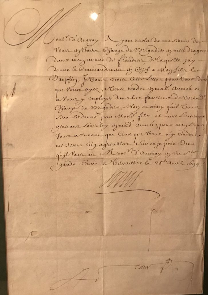 Louis XIV of France signed document, 1694. Estimate: $1,000-$1,250. Jasper52 image