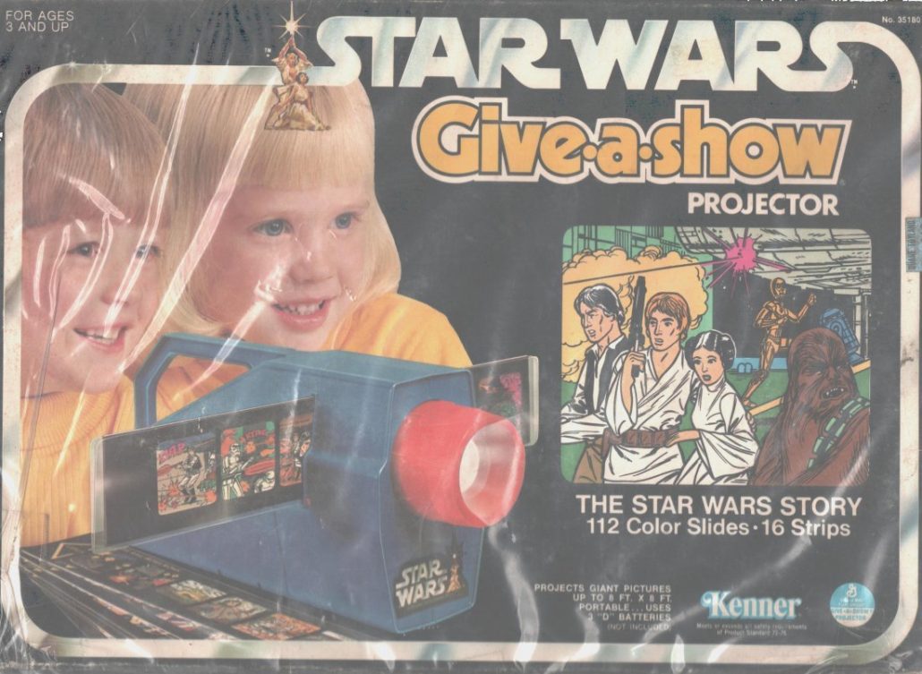 Star Wars Give-A-Show Projector, Kenner, Star Wars saga in 112 color slides. Estimate: $300-$400. Jasper52 image