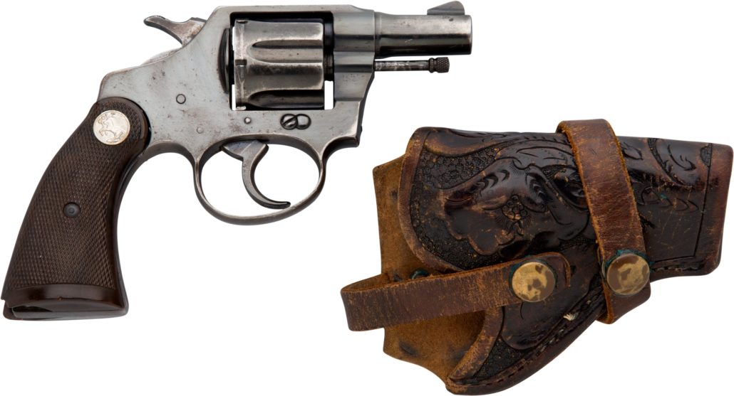 The .38-caliber Colt Police Positive double-action revolver used by late Dallas police officer Gerald Hill in the arrest of Lee Harvey Oswald. Heritage Auctions image