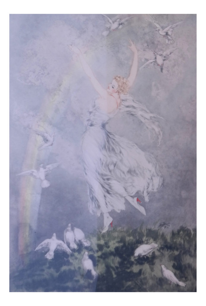 Louis Icart, 'The Rainbow,' artist proof etching. Estimate: $2,000-$3,000. Roland Auctions NY image