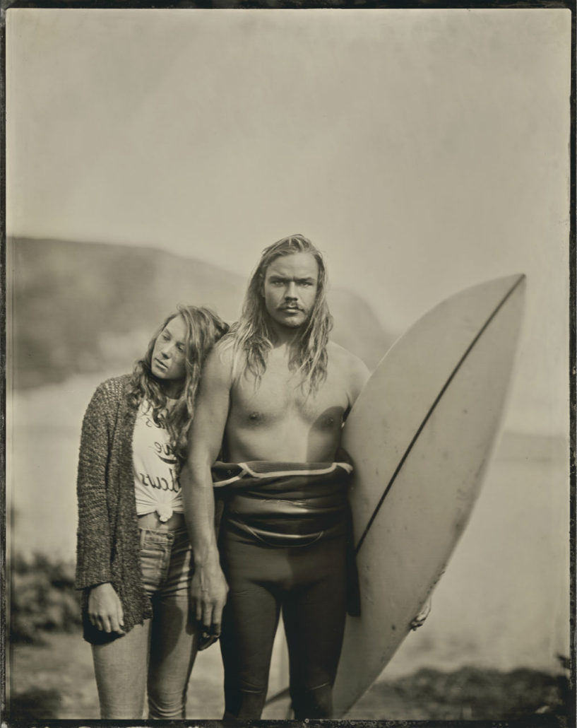 Second prize: Joni Sternbach for ‘16.02.20 #1 Thea+Maxwell’  from the series Surfland. © Joni Sternbach Image courtesy National Portrait Gallery