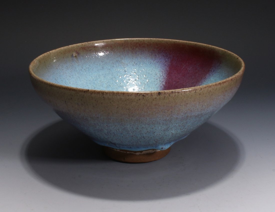 Yuan Dynasty Jun Yao bowl, Yuan Dynasty (1271-1368). Estimate: $10,000-$15,000. Converse Auctions image
