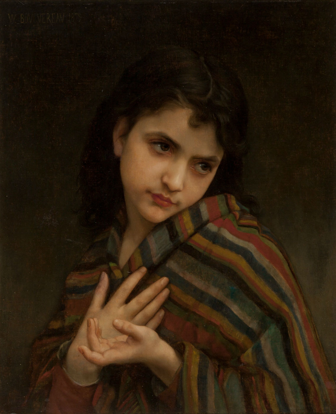 Gustave Courbet, ‘La frileuse.’ Price realized: $100,000. Heritage Auctions image