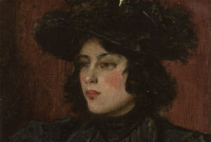 DeCamp’s ‘Lady in Black Hat’ tops John Moran’s Studio Art Auction