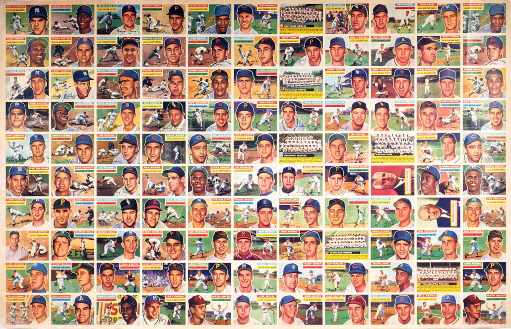 Topps 1956 baseball cards
