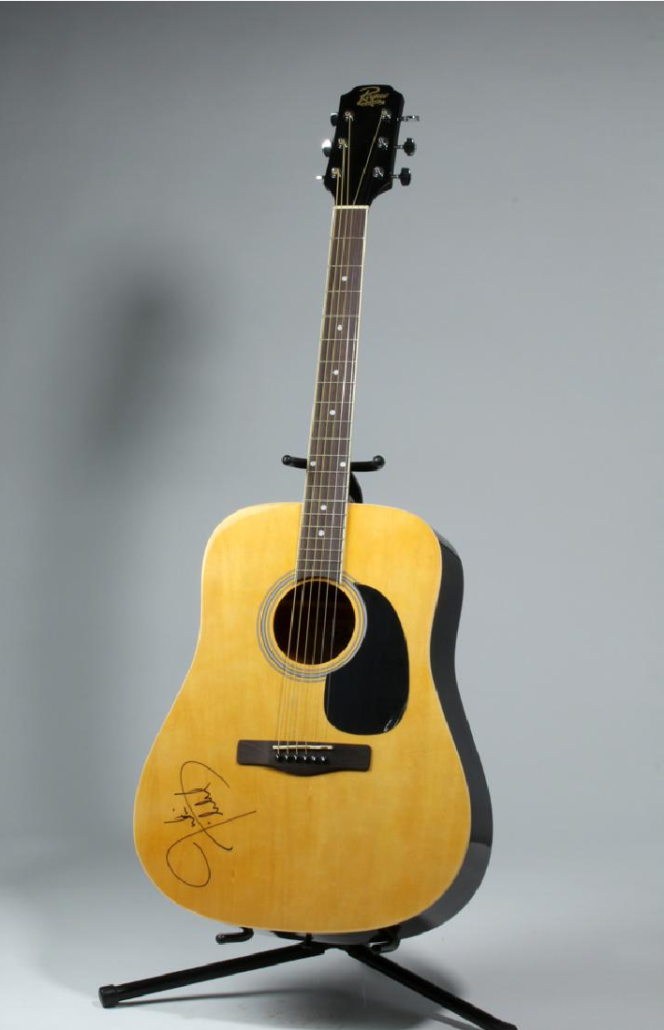 Rogue Model RD80 acoustic guitar signed by Justin Timberlake, est. $1,500-$2,000
