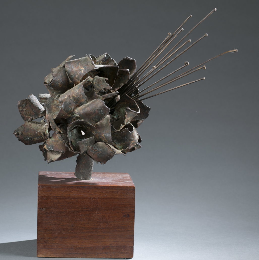 Kohlmeyer, Bertoia bronze, Olympic torch, Quinn's auction