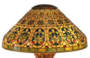 Tiffany Studios lamp soars to $102K at Clars Auction Gallery