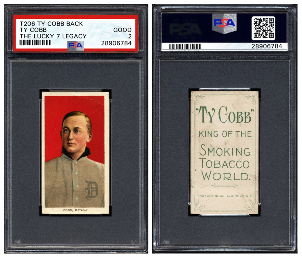 Ty Cobb baseball card