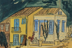 Ludwig Bemelmans painting tops Bruneau auction at $13,750