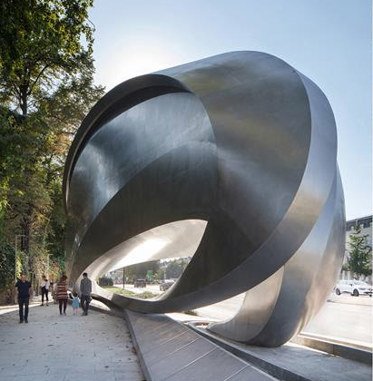 JCDecaux unveils The Kensington, a sculptural digital billboard by Zaha Hadid Design