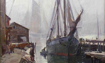 Emile Gruppe painting sails to $34,000 at Kaminski Auctions