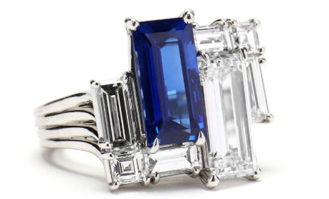 Leland Little features rare Kashmir sapphire &#038; diamond ring March 2