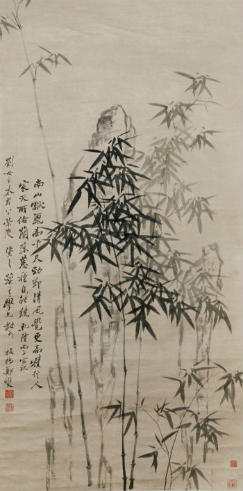 Yuhua Wang painting