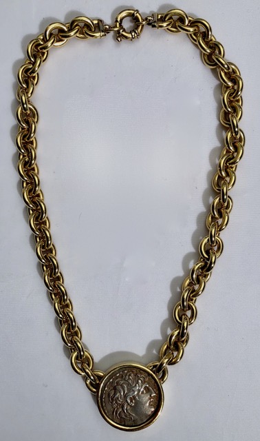 Gold necklaces