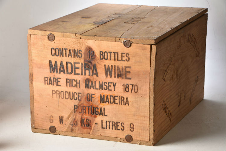 Case of 1870 Madeira