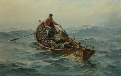 Marine, harbor scenes anchor Moran’s American art auction April 9