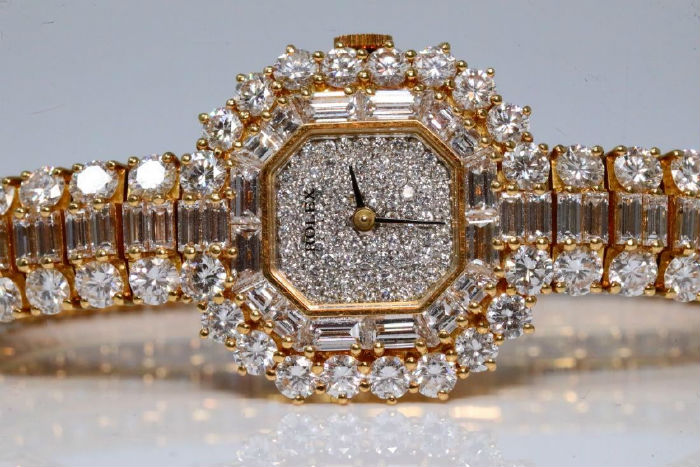 Rolex diamond watch