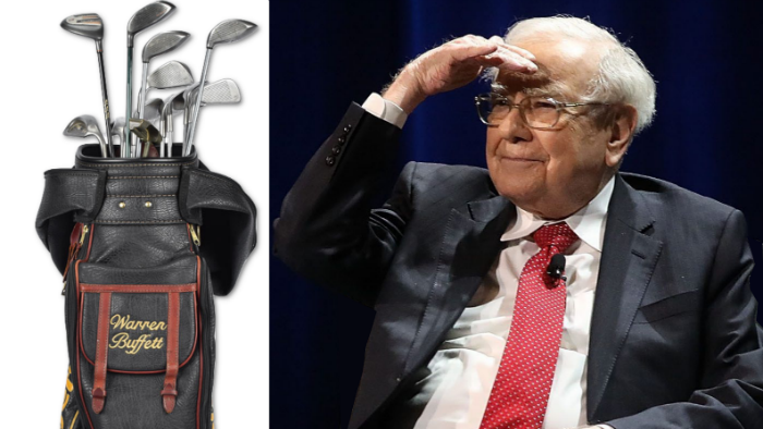 Warren Buffett's golf clubs