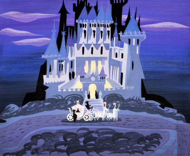 Cinderella Postcard Mary Blair Art Disney Princess Collection 