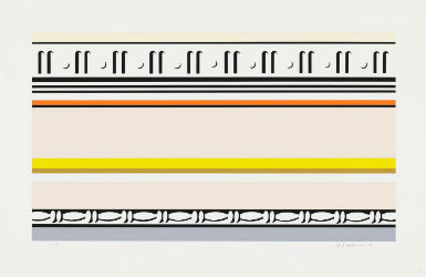 Lichtenstein’s Entablatures series