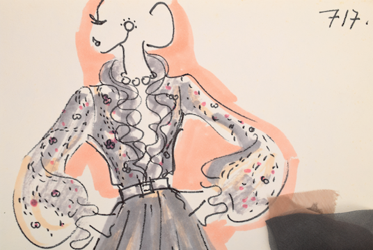 The Hot Bid: Record-setting Karl Lagerfeld fashion drawing