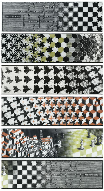 M.C. Escher print
