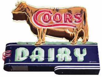 Gallery Report: Coors cow sign comes home at $43,520