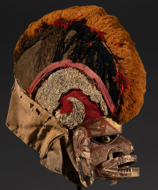South Pacific ethnographic mask