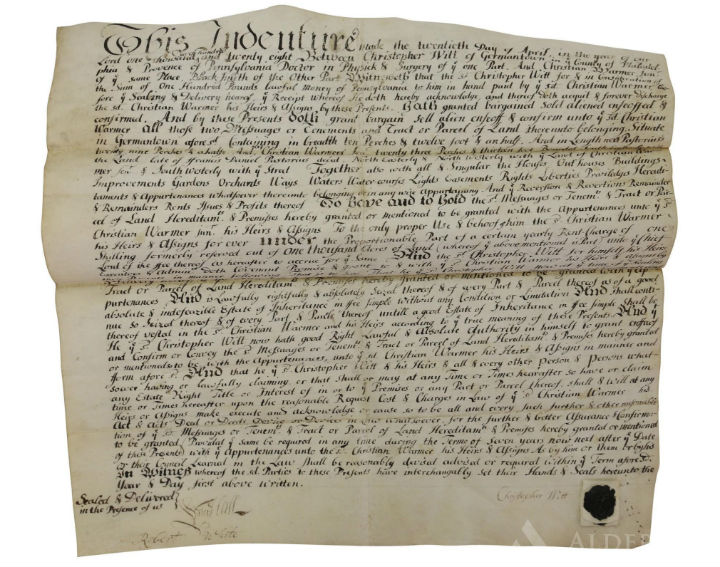 Revolutionary War letter