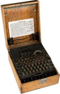 WWII Enigma machine