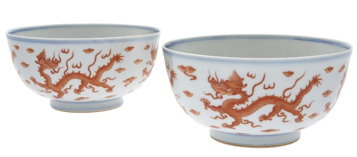 Chinese Dragon bowls